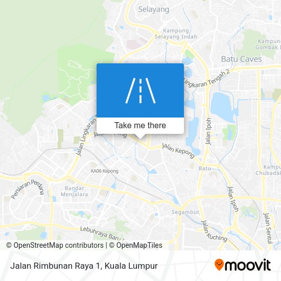 Jalan Rimbunan Raya 1 map