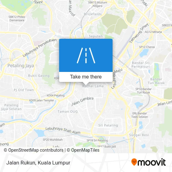 Jalan Rukun map