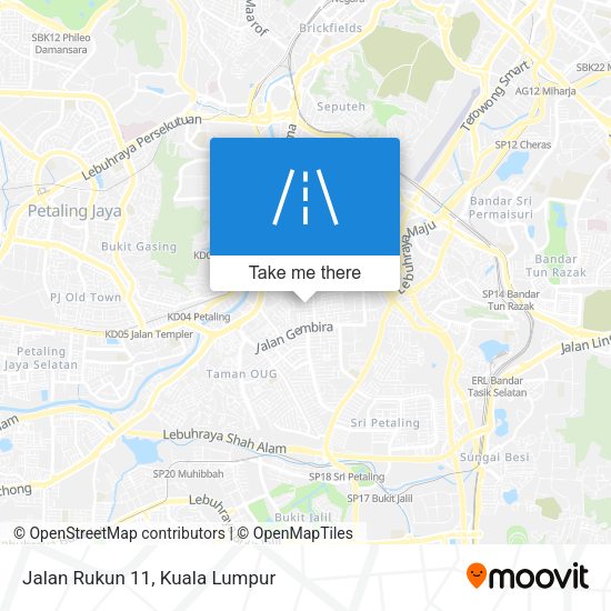 Peta Jalan Rukun 11