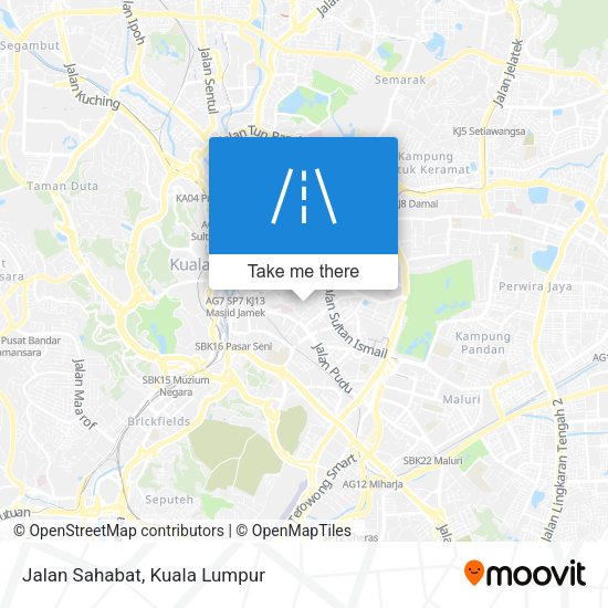 Peta Jalan Sahabat