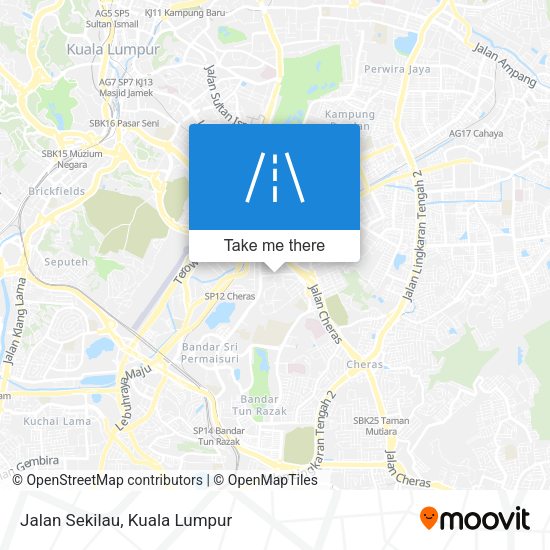 Peta Jalan Sekilau