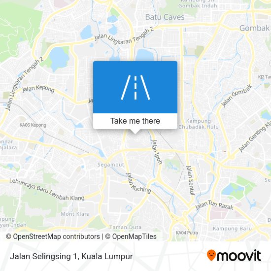 Jalan Selingsing 1 map