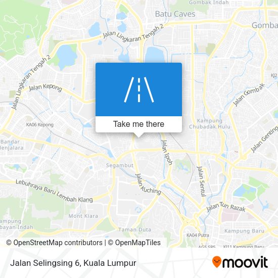 Peta Jalan Selingsing 6