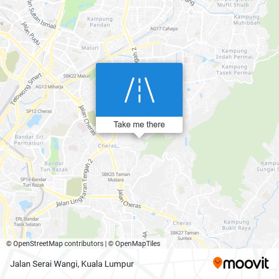 Peta Jalan Serai Wangi