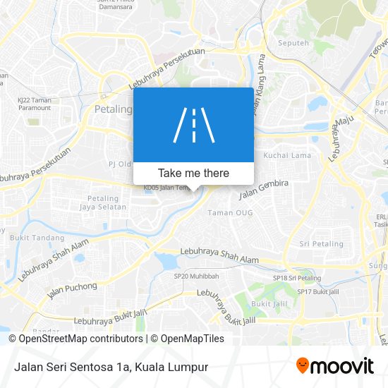 Peta Jalan Seri Sentosa 1a