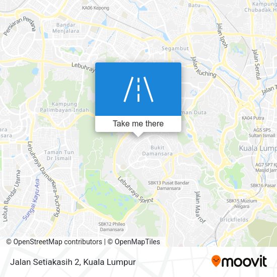 Peta Jalan Setiakasih 2