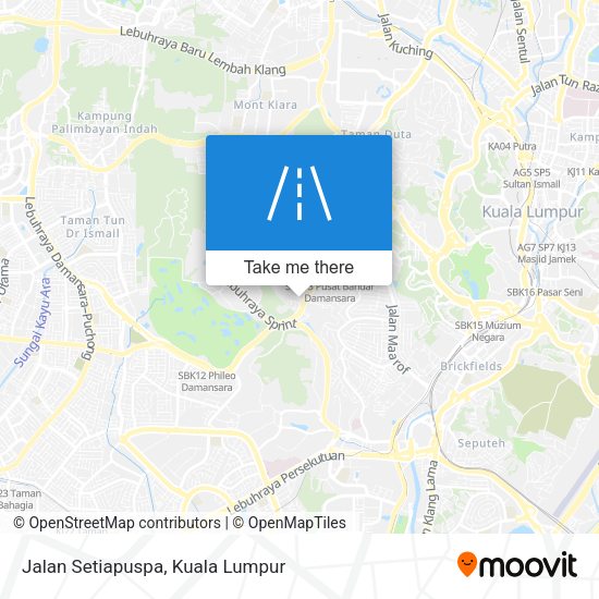 Peta Jalan Setiapuspa