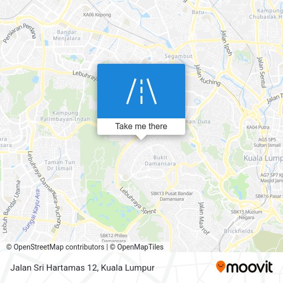 Jalan Sri Hartamas 12 map
