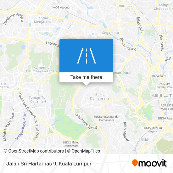 Jalan Sri Hartamas 9 map