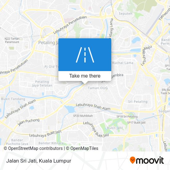 Peta Jalan Sri Jati