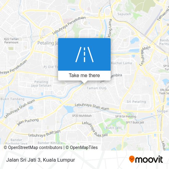 Jalan Sri Jati 3 map