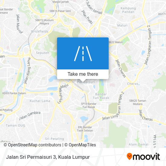 Jalan Sri Permaisuri 3 map