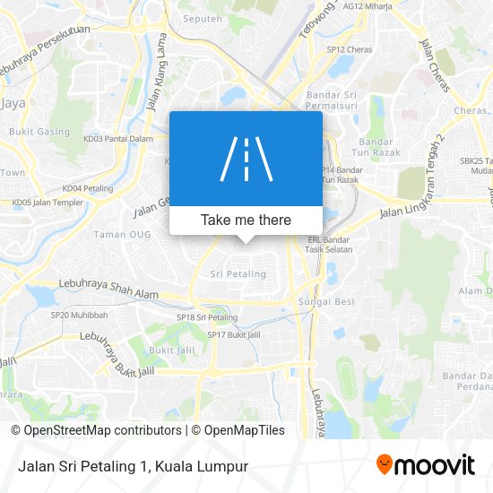 Peta Jalan Sri Petaling 1
