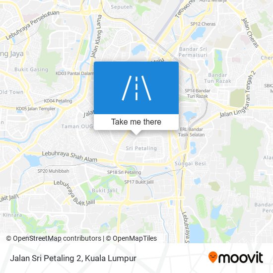 Jalan Sri Petaling 2 map