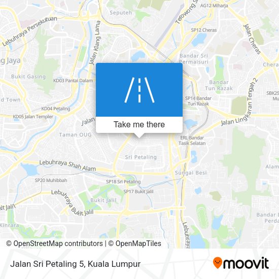 Jalan Sri Petaling 5 map