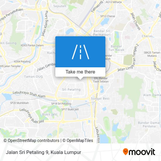 Jalan Sri Petaling 9 map