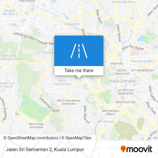 Jalan Sri Semantan 2 map