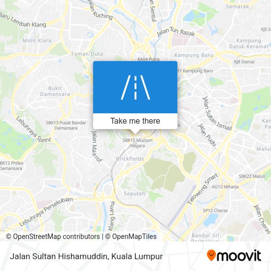 Jalan Sultan Hishamuddin map