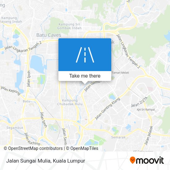 Peta Jalan Sungai Mulia
