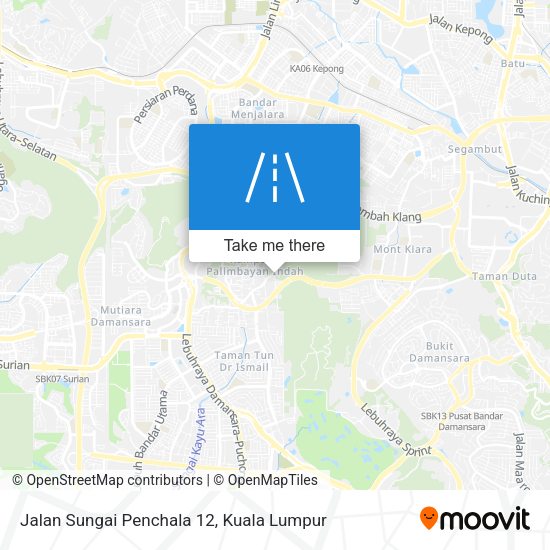Jalan Sungai Penchala 12 map