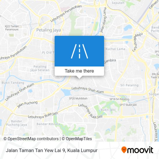 Peta Jalan Taman Tan Yew Lai 9