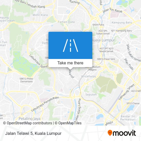 Peta Jalan Telawi 5