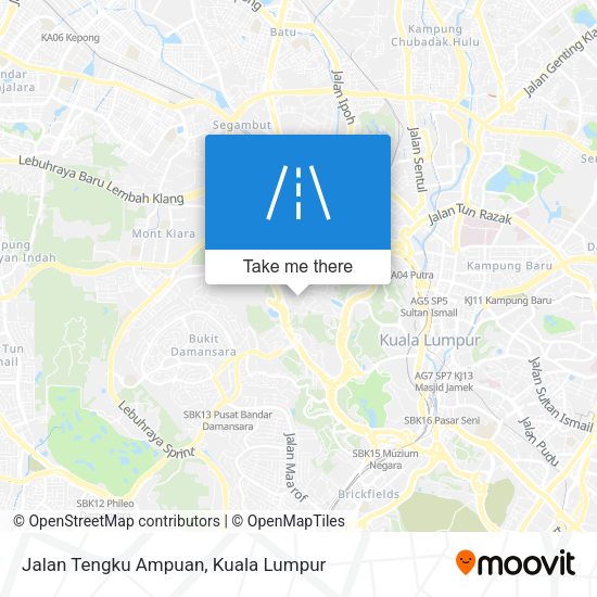 Peta Jalan Tengku Ampuan