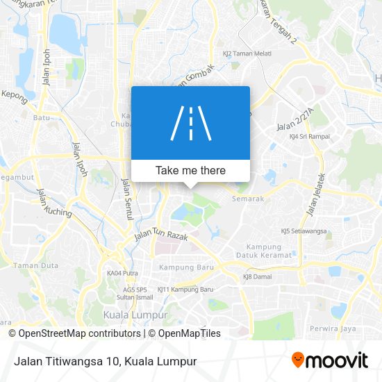 Jalan Titiwangsa 10 map