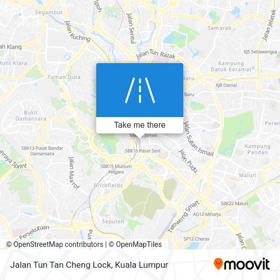 Peta Jalan Tun Tan Cheng Lock