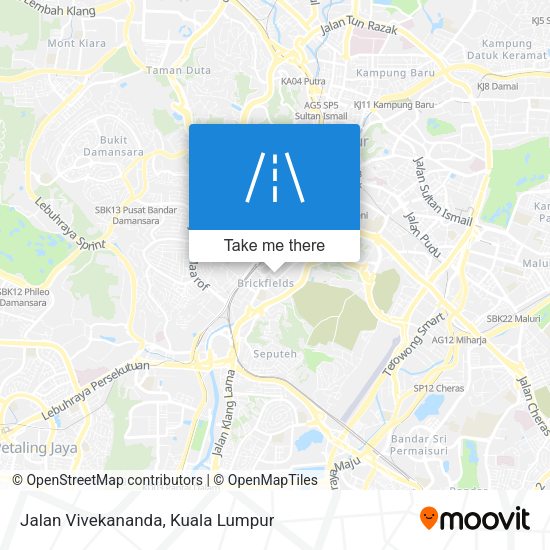 Jalan Vivekananda map