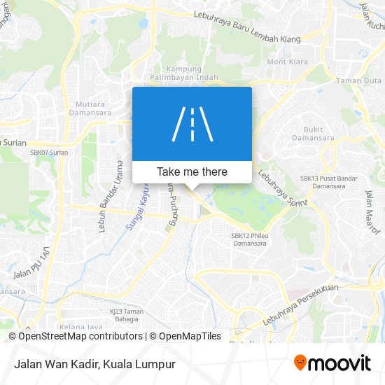 Jalan Wan Kadir map