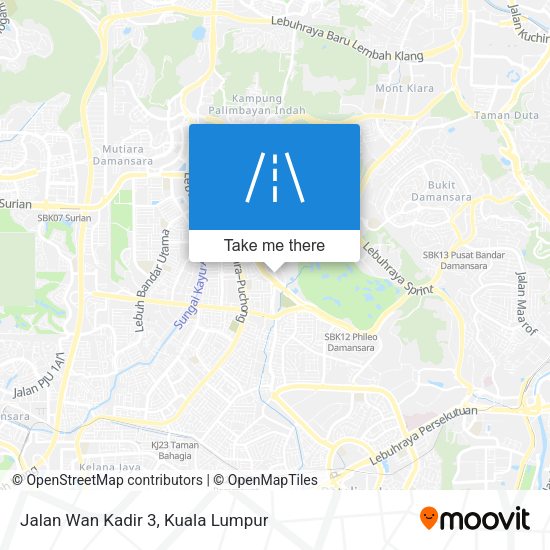 Peta Jalan Wan Kadir 3