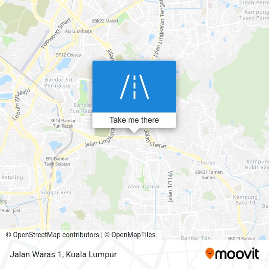Peta Jalan Waras 1