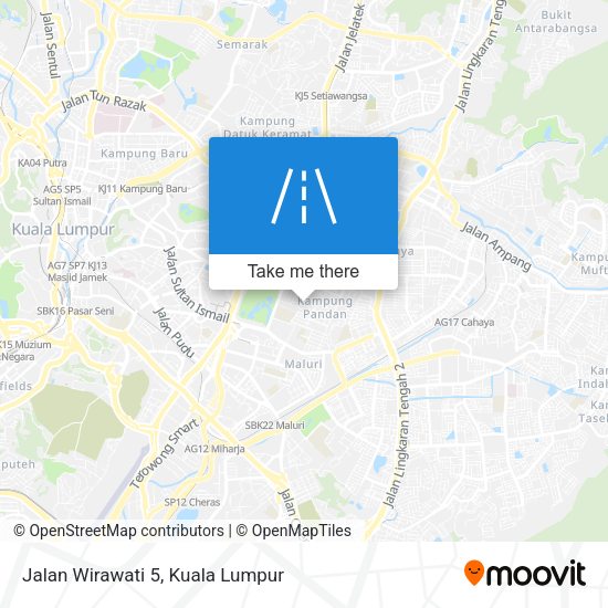Jalan Wirawati 5 map
