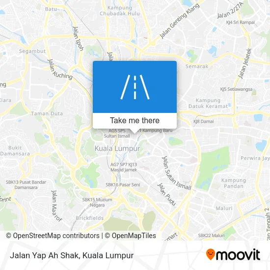 Jalan Yap Ah Shak map