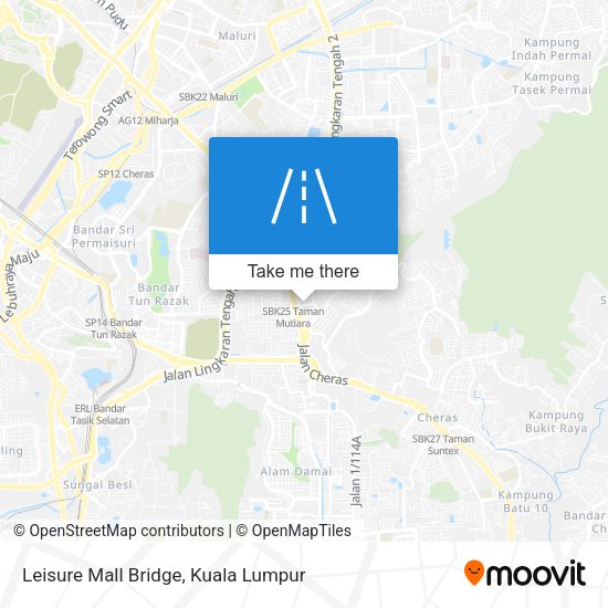 Leisure Mall Bridge map