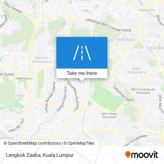 Lengkok Zaaba map