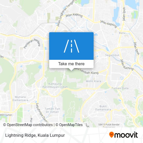 Lightning Ridge map