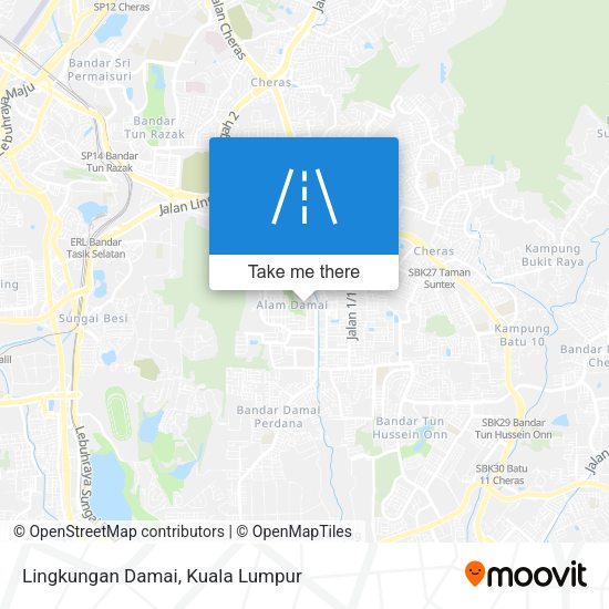 Lingkungan Damai map