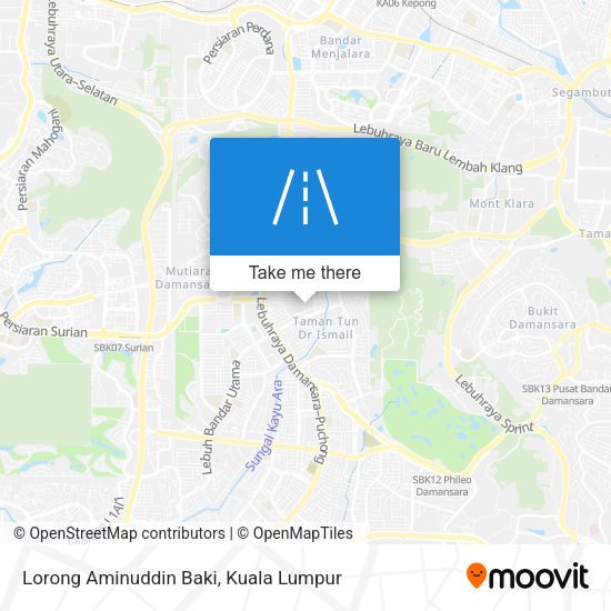 Lorong Aminuddin Baki map