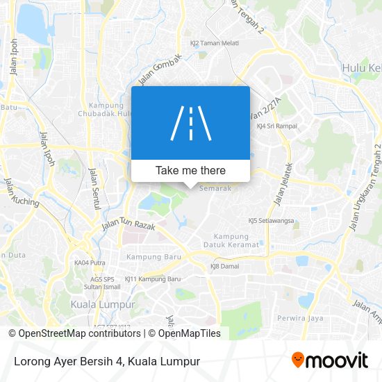 Lorong Ayer Bersih 4 map