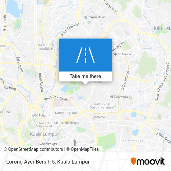 Lorong Ayer Bersih 5 map