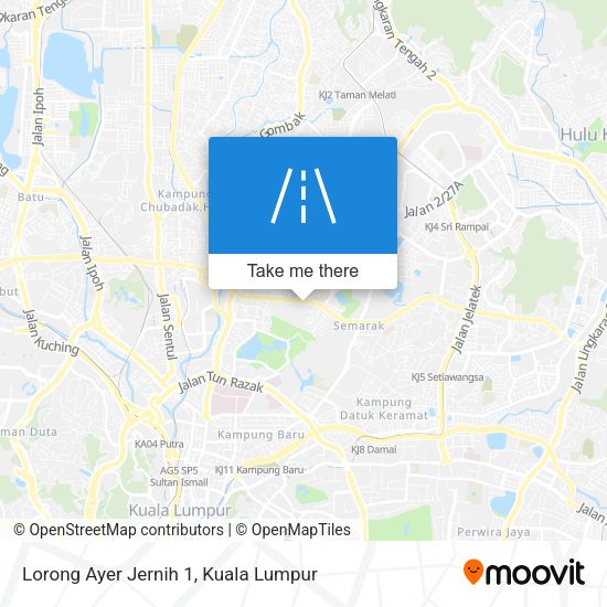 Peta Lorong Ayer Jernih 1