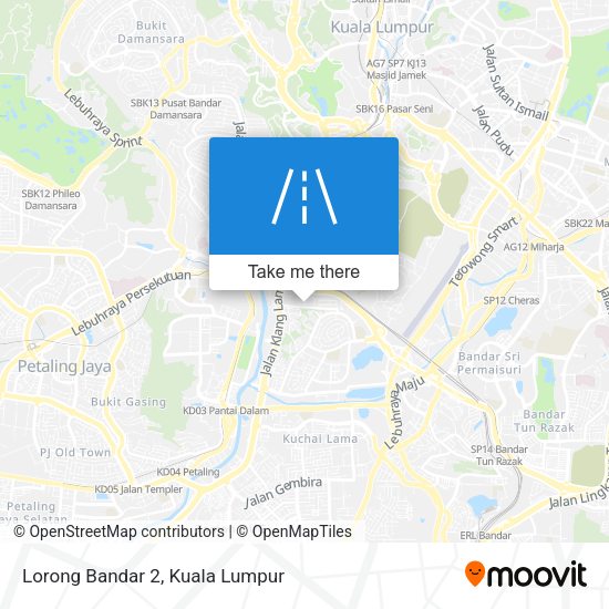 Peta Lorong Bandar 2