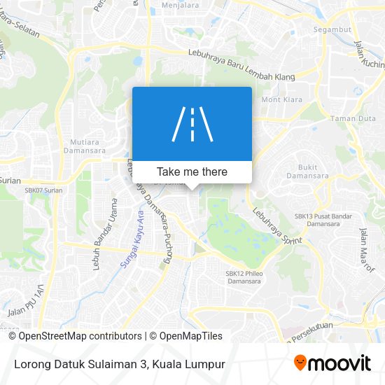 Peta Lorong Datuk Sulaiman 3