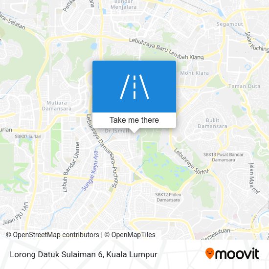Peta Lorong Datuk Sulaiman 6