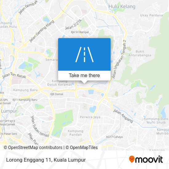 Peta Lorong Enggang 11