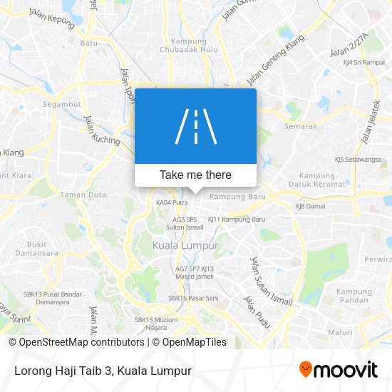 Lorong Haji Taib 3 map