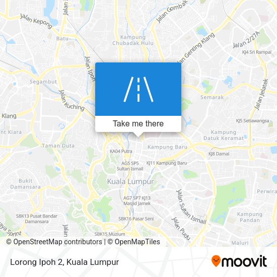 Lorong Ipoh 2 map