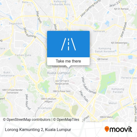Peta Lorong Kamunting 2